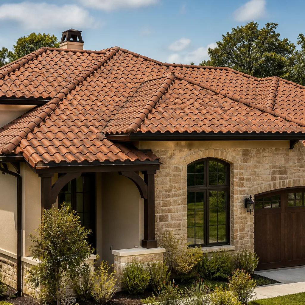 Tile roofing